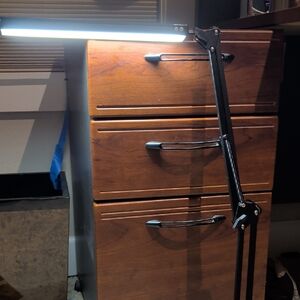 Adjustable Black Desk Lamp It Will Fit On A Table Or Office Desk